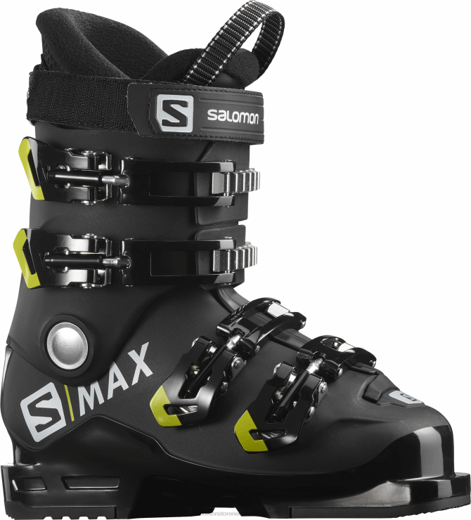 junior - skischoenen voor kinderen - s/max 60 rt Salomon 22DD81375 zwart/zuurgroen