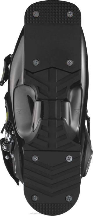 junior - skischoenen voor kinderen - s/max 60 rt Salomon 22DD81375 zwart/zuurgroen