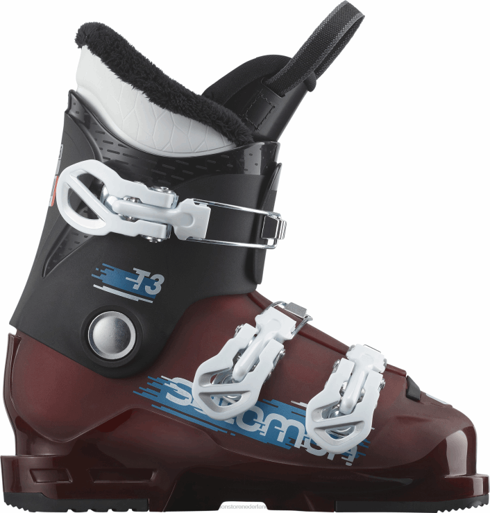 junior - skischoenen voor kinderen - t3 rt Salomon 22DD81377 zwart/rood/wit