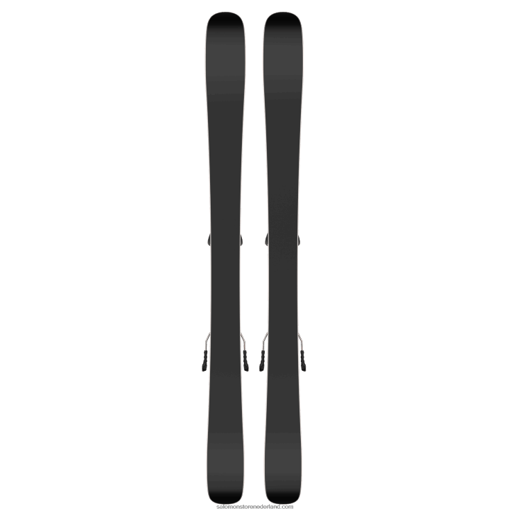 junior - freestyle skipakket kinderen - qst spark m (en l6) Salomon 22DD81365 vlam/open blauw/zwart