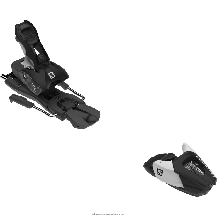 junior - all mountain bindingen voor kinderen - l7 gripwalk Salomon 22DD81381 zwart wit