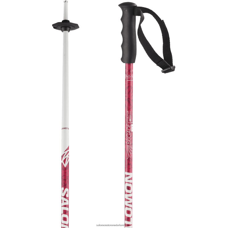 junior - alpine stokken voor kinderen - brigade jr Salomon 22DD81383 roze