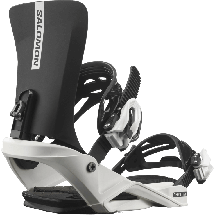 junior - snowboardbindingen voor kinderen - ritme Salomon 22DD81405 zwart wit