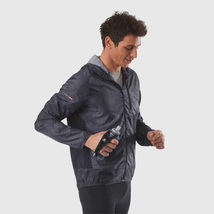 dameshandheld met fles inbegrepen - actief Salomon 22DD8984 zwart/leigrijs