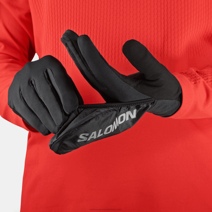 dameshandschoenen - snelle vleugel winter Salomon 22DD8990 diep zwart