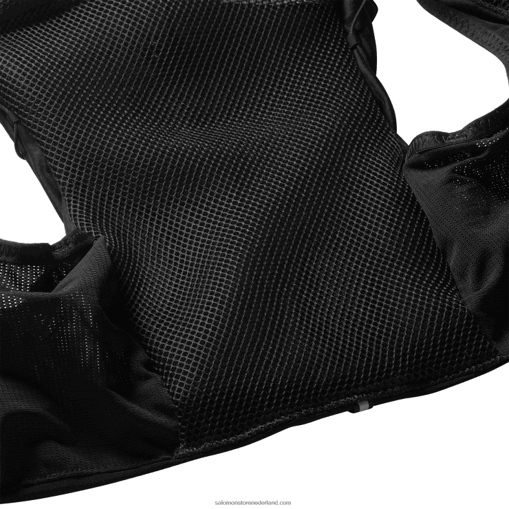 hardloopvest voor dames inclusief bidons - adv skin 12 Salomon 22DD8967 zwart/ebbenhout