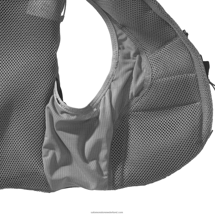 hardloopvest voor dames inclusief bidons - adv skin 12 Salomon 22DD8968 rustige tint/zwart