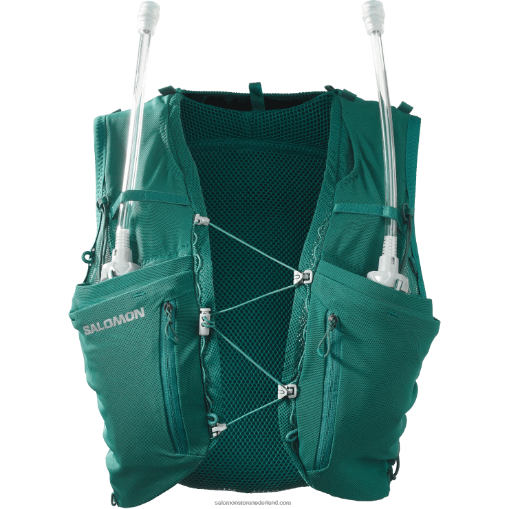 hardloopvest voor dames inclusief bidons - adv skin 12 Salomon 22DD8969 grote Oceaan