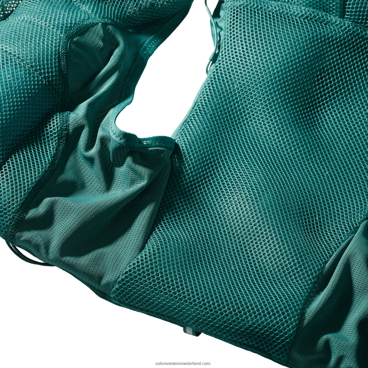 hardloopvest voor dames inclusief bidons - adv skin 12 Salomon 22DD8969 grote Oceaan