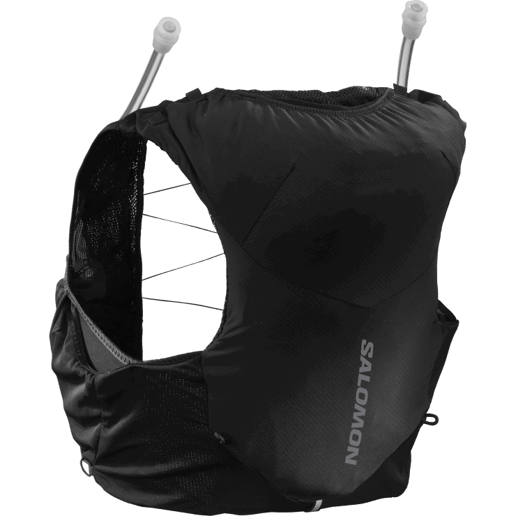 hardloopvest voor dames inclusief bidons - adv skin 5 Salomon 22DD8972 zwart/ebbenhout