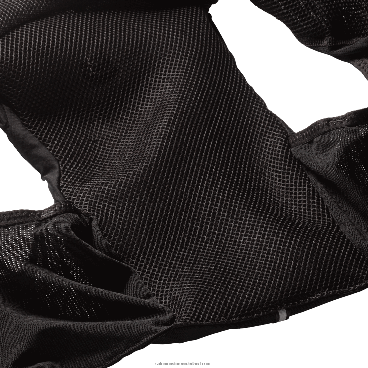 hardloopvest voor dames inclusief bidons - adv skin 5 Salomon 22DD8972 zwart/ebbenhout