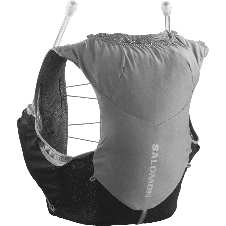 hardloopvest voor dames inclusief bidons - adv skin 5 Salomon 22DD8973 rustige tint/zwart