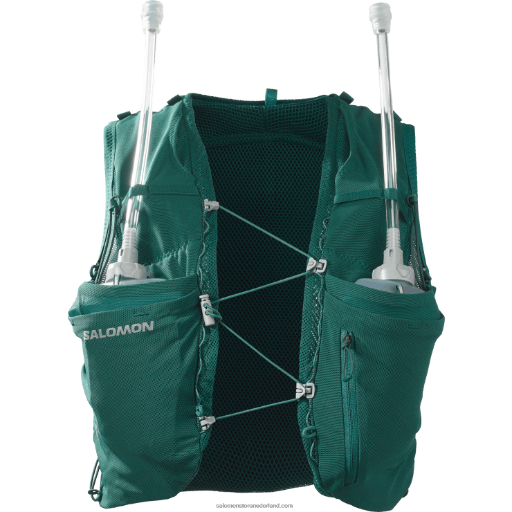 hardloopvest voor dames inclusief bidons - adv skin 5 Salomon 22DD8974 grote Oceaan