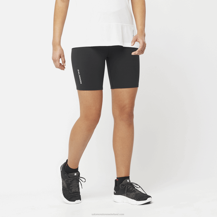 dames korte maillot - cross multi 7 Salomon 22DD81155 diep zwart