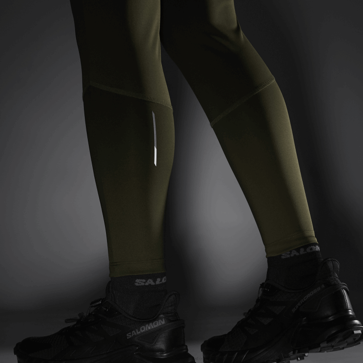 dameslegging 5/6 - cross run 25 Salomon 22DD81158 druivenblad/bosnacht