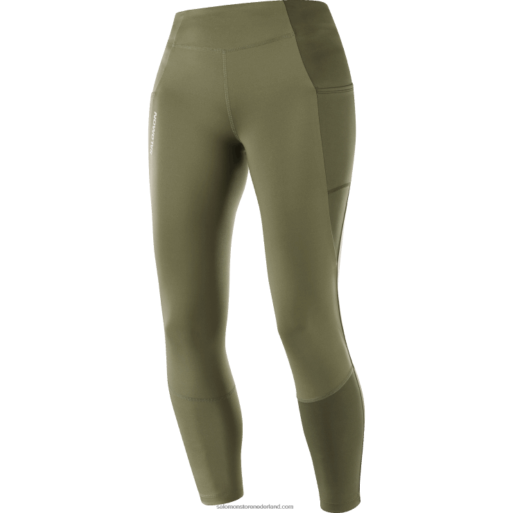 dameslegging 5/6 - cross run 25 Salomon 22DD81158 druivenblad/bosnacht