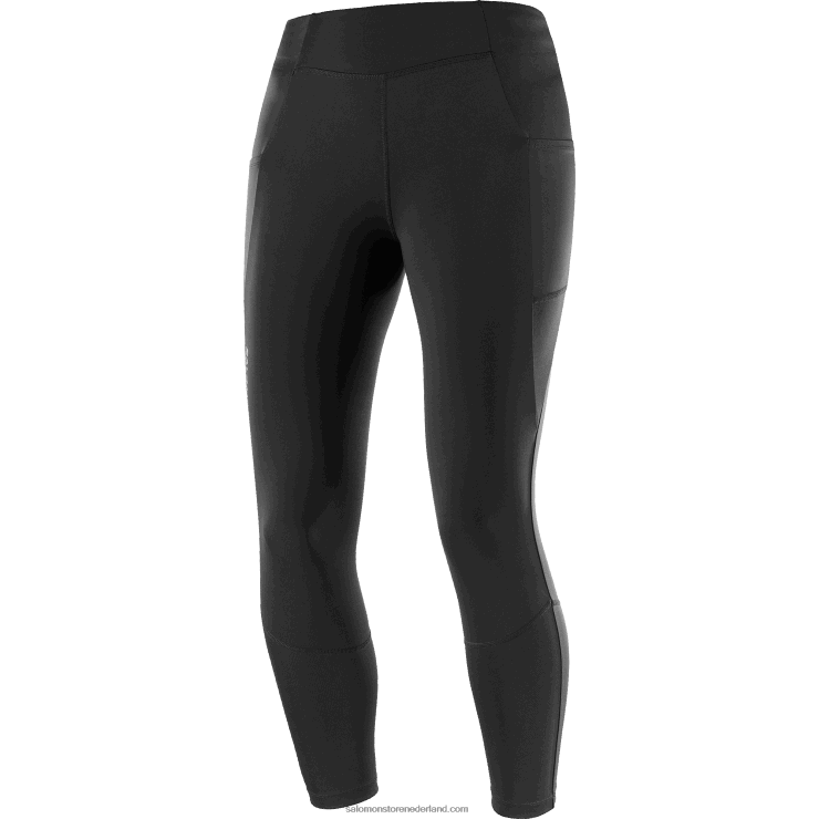 dameslegging 5/6 - cross run 25 Salomon 22DD81159 diep zwart