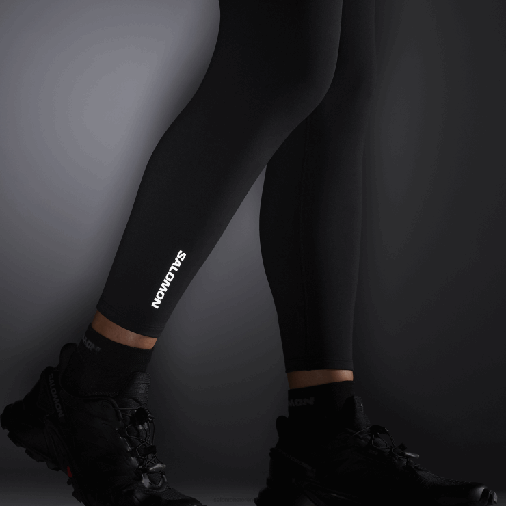 dameslegging - cross multi 23 Salomon 22DD81166 diep zwart