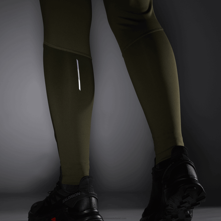 dameslegging - cross run 28 Salomon 22DD81162 druivenblad/bosnacht