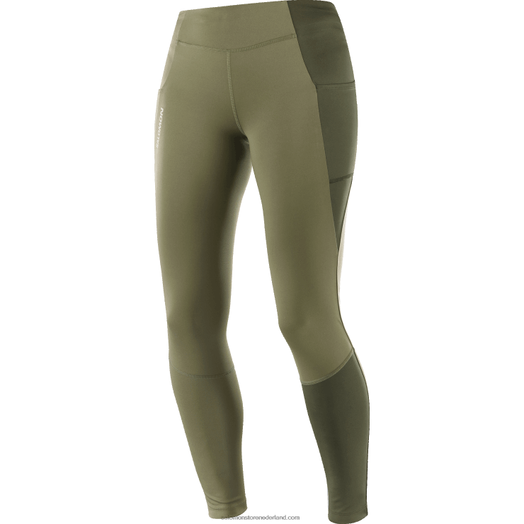 dameslegging - cross run 28 Salomon 22DD81162 druivenblad/bosnacht