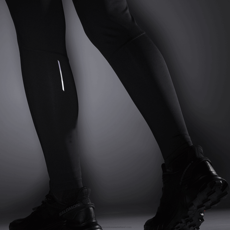 dameslegging - cross run 28 Salomon 22DD81163 diep zwart