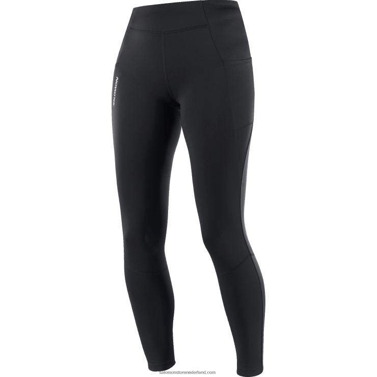 dameslegging - cross run 28 Salomon 22DD81163 diep zwart
