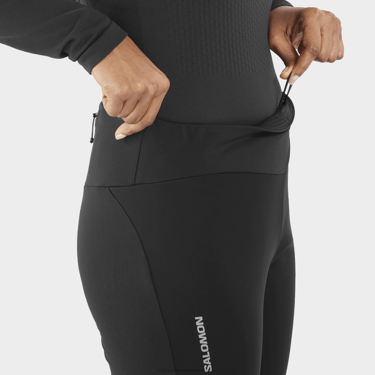 dameslegging - gore tex infinium windstopper Salomon 22DD81164 diep zwart
