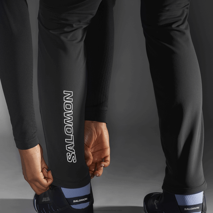 dameslegging - gore tex infinium windstopper Salomon 22DD81164 diep zwart