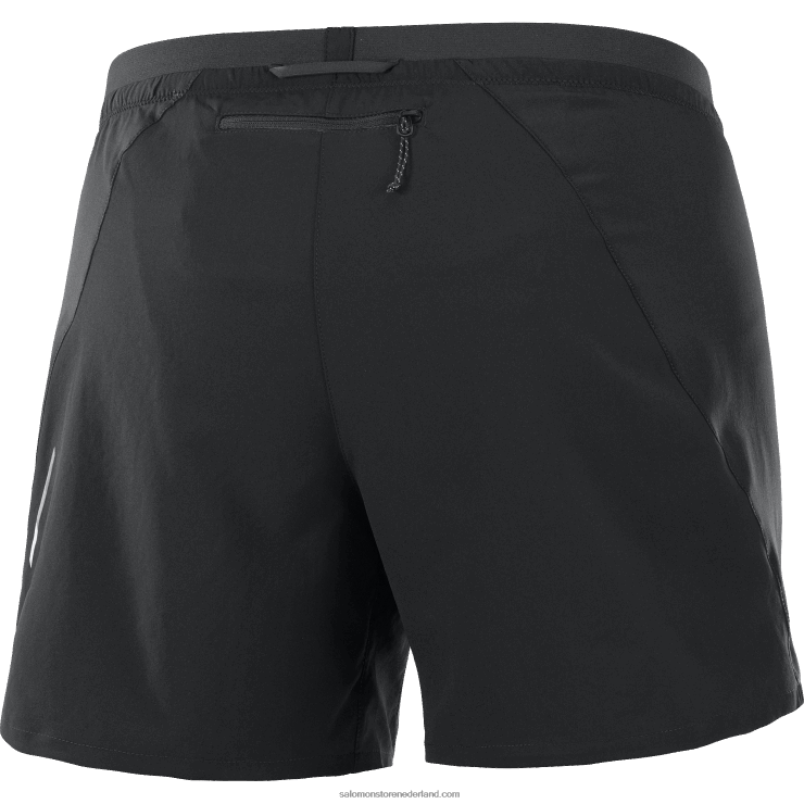 damesshort - kruis 5 Salomon 22DD81181 diep zwart