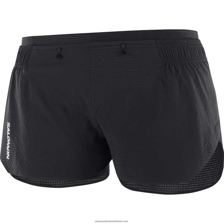 damesshort - sense aero 3 Salomon 22DD81174 diep zwart