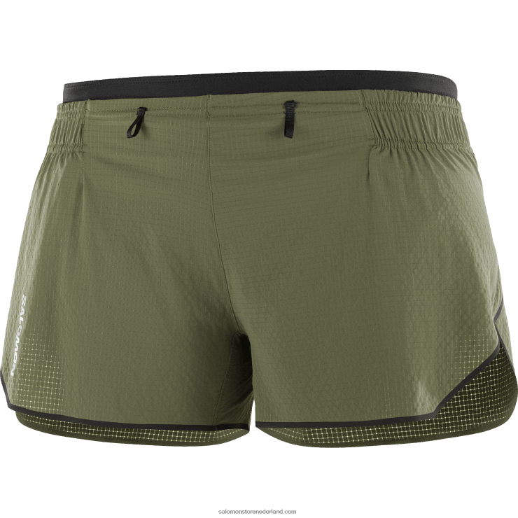 damesshort - sense aero 3 Salomon 22DD81175 druivenblad