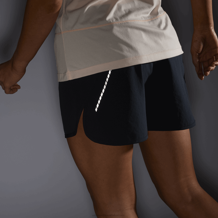 damesshorts - kruis 3 Salomon 22DD81190 diep zwart