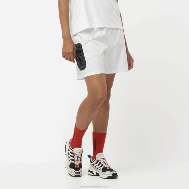 damesshorts - uitrusting Salomon 22DD81170 wit/diep zwart