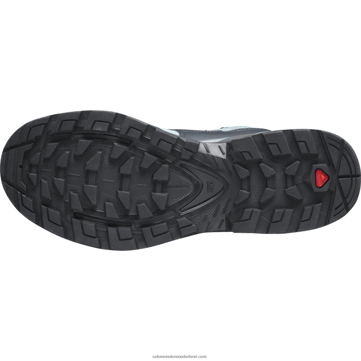 leren wandelschoenen voor dames - quest 4 gore-tex Salomon 22DD81129 leisteen/trooper/opaalblauw