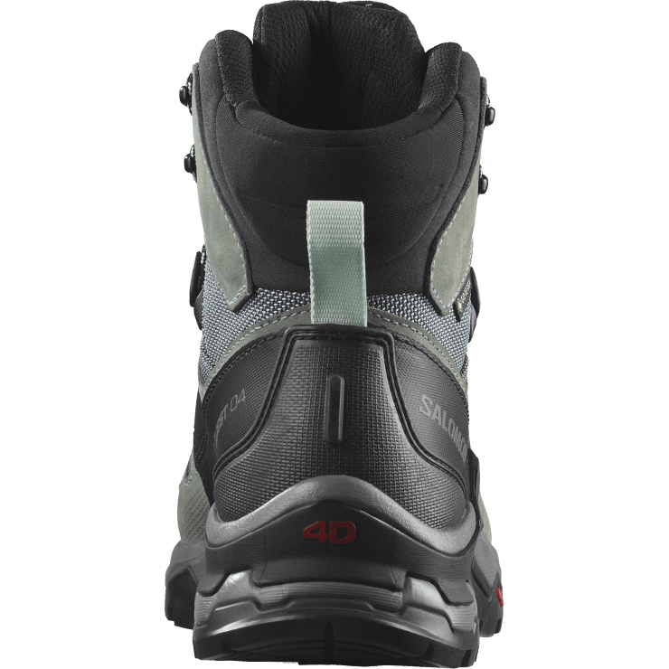 leren wandelschoenen voor dames - quest 4 gore-tex Salomon 22DD81129 leisteen/trooper/opaalblauw