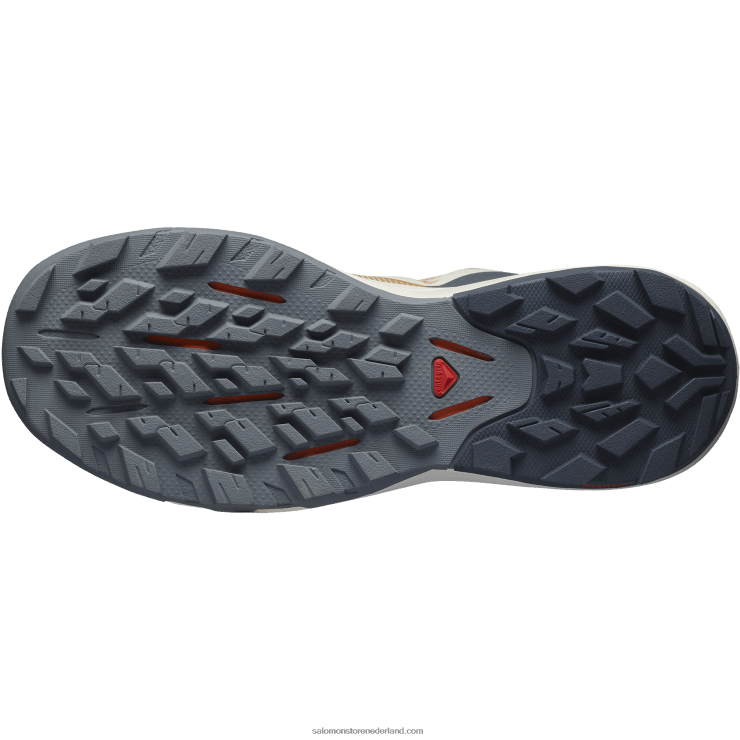 wandelschoenen voor dames - outpulse Salomon 22DD81281 fenegriek/ebbenhout/vlammend oranje