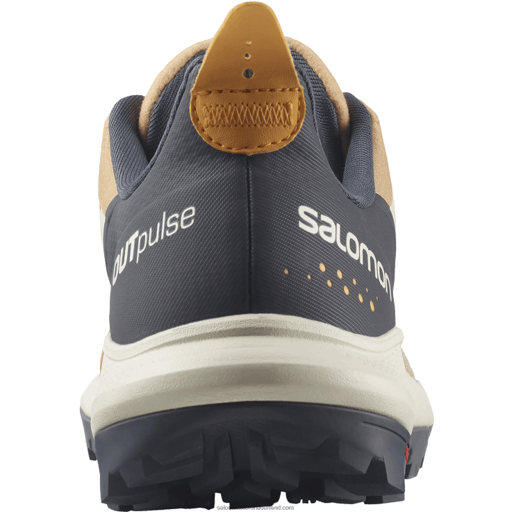 wandelschoenen voor dames - outpulse Salomon 22DD81281 fenegriek/ebbenhout/vlammend oranje