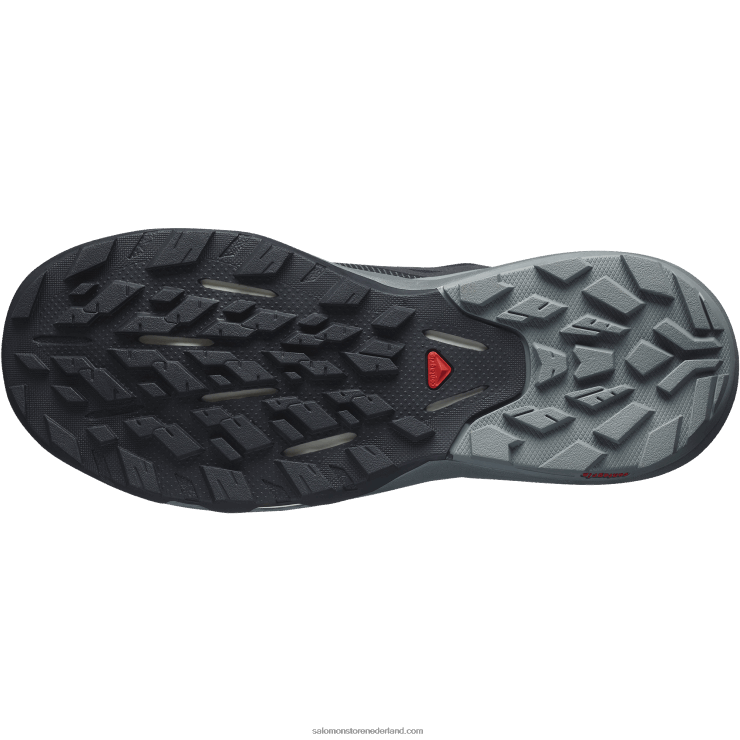 wandelschoenen voor dames - outpulse gore-tex Salomon 22DD81123 zwart/stormachtig weer/vanille-ijs