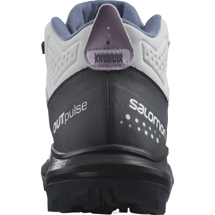 wandelschoenen voor dames - outpulse mid gore-tex Salomon 22DD81114 poolijs/oostindische inkt/orchidee bloei