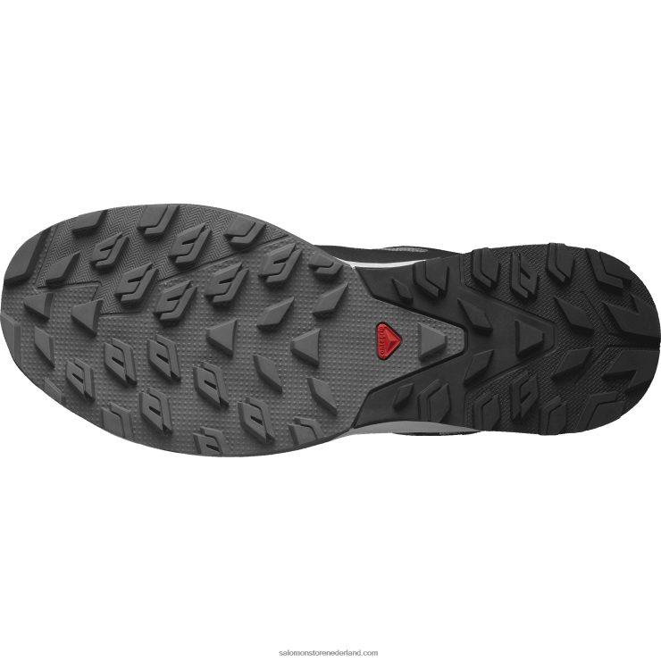 wandelschoenen voor dames - outrise Salomon 22DD81280 pruim kitten/zwart/koraal goud