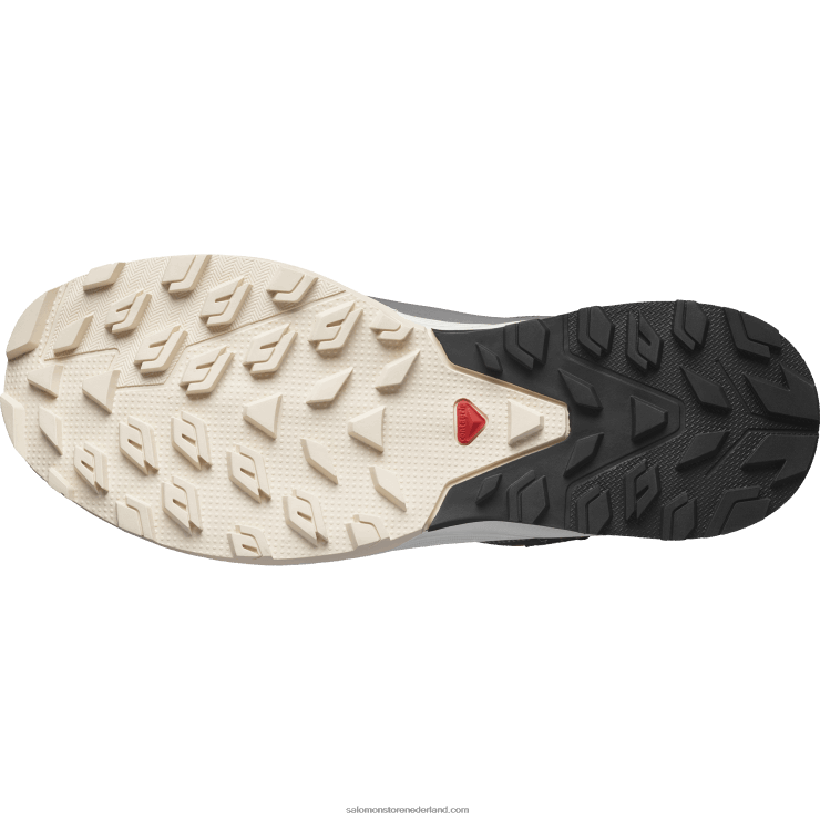 wandelschoenen voor dames - outrise clima waterdicht Salomon 22DD81144 magneet/zwart/koraal goud