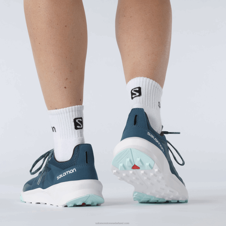 wandelschoenen voor dames - patrouille Salomon 22DD81125 legioen blauw/wit/yucca