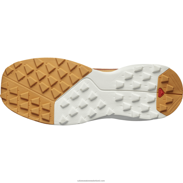 wandelschoenen voor dames - patrouille Salomon 22DD81126 cederhout/daim/rozenwolk