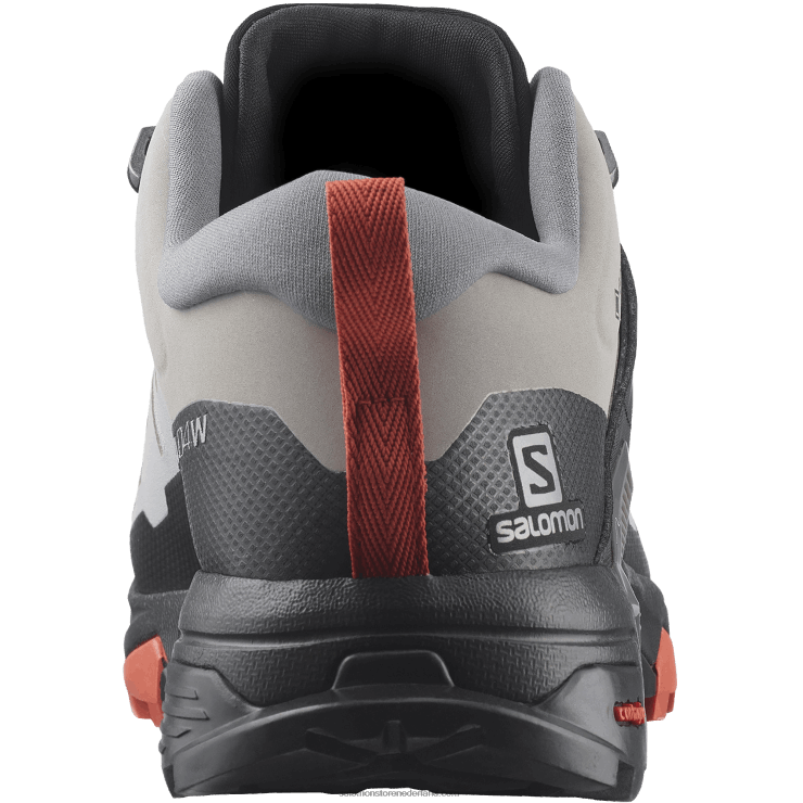 wandelschoenen voor dames - x ultra 4 brede gore-tex Salomon 22DD8739 legering/stille schaduw/gebrande sienna