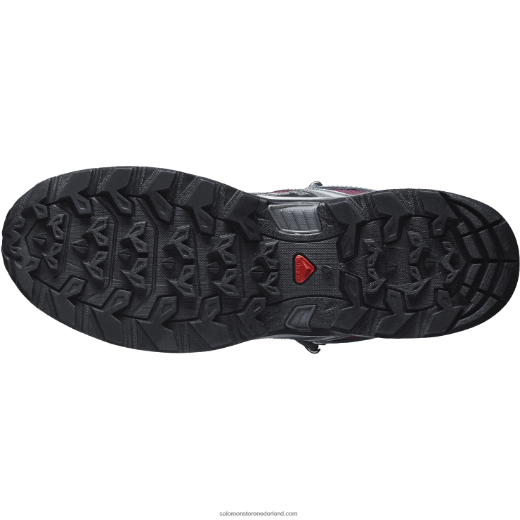 wandelschoenen voor dames - x ultra pioneer mid clima waterdicht Salomon 22DD81278 wijnproeverij/magneet/graniet groen