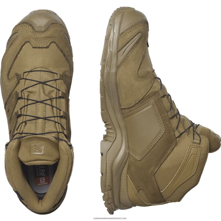 Force-damesschoenen - xa Forces mid gore-tex Salomon 22DD8811 coyote bruin