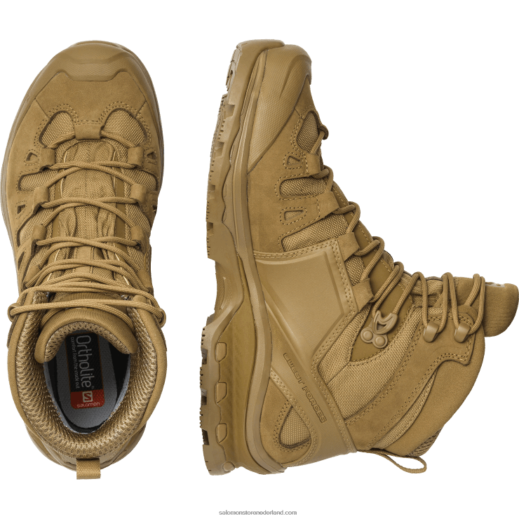 Forces damesschoenen - Quest 4D Gore-Tex Forces 2 Salomon 22DD8807 coyote bruin