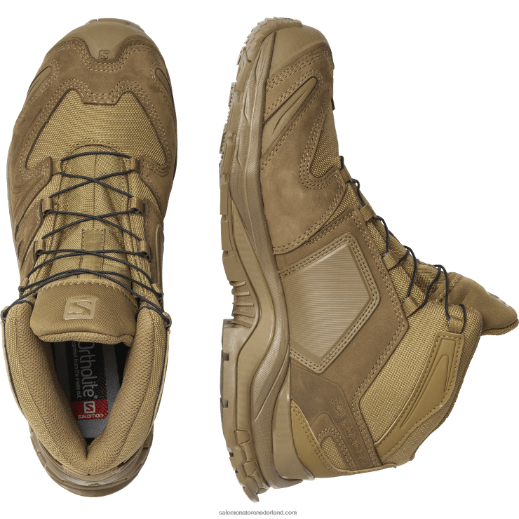 Forces damesschoenen - xa forces mid Salomon 22DD8816 coyote bruin