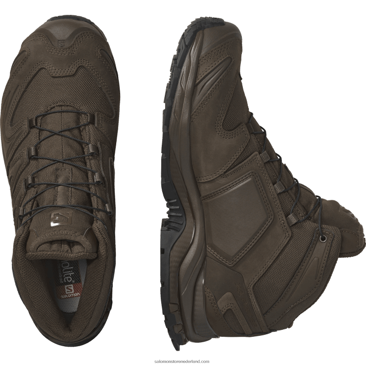 Forces damesschoenen - xa forces mid en Salomon 22DD8826 aarde bruin