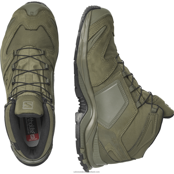 Forces damesschoenen - xa forces mid en Salomon 22DD8828 boswachter groen